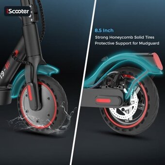 Nová 350W elektrická kolobežka iScooter i9 - 3