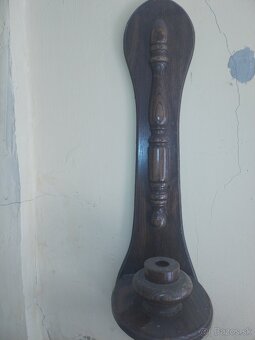 Svietniky drevené nástenné - 3