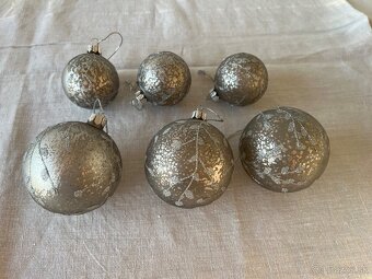 Sklenené vianočné gule - 3