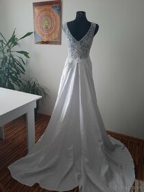 NOVE Svadobné šaty veľ. 34 -36 + krátke ZDARMA - 3
