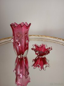 Hutné sklo , váza miska / popolník - 3