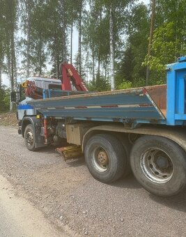 Sklapač Scania 114-380 s hydr. ruk + dielkove rv:2004 TOP - 3