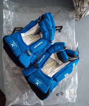 Modré Hokejové rukavice Bauer Vapor Hyperlite sr.14 - 3