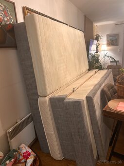 Predám posteľ 180x200 aj s matracmi - 3