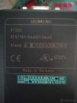 Ovládač SIEMENS BT 200 - 3