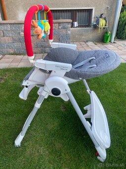 Detska stolička Peg Pérego Prima Pappa Follow Me + hrazda - 3