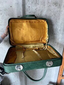 Kožená aktovka/ kufor/ kabelka I retro I vintage - 3