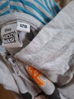 Mickey mousse bunda 128 alebo tepláky 122 - 3