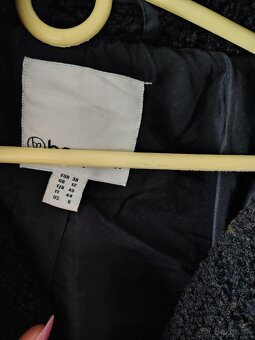 Teddy čierny kabát - 3