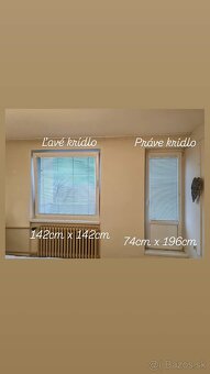 Predám použité okná LEN KRÍDLA - 3