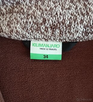 Športová mikina zn. Kilimanjaro v. 34 (+ športové tričko zad - 3
