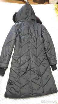 čierna dlhá dámska bunda šuštiaková zn.Dromedar - 3