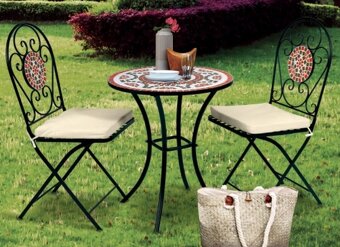 Kovová záhradná súprava - 3