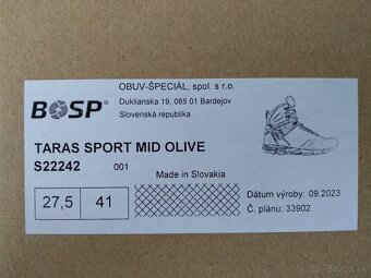 Takticke topanky BOSP Taras Sport Mid - 3