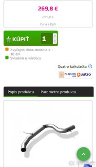 Stredná časť výfuku - 3