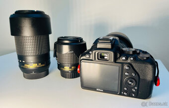 Zrcadlovka Nikon D3500, 18-55 AF-P, 70-300 AF-P, 10-20 F3.5 - 3