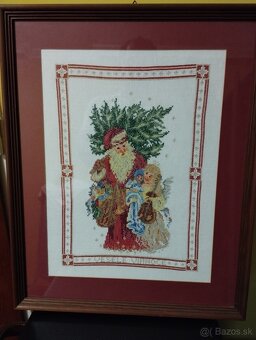 Obrázky vyšívané s rámom - 3