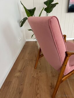 Repasovane retro kreslo - 3