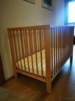 Detská postieľka s matracom - 3