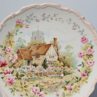 kompletná sada - 4 porcelánové taniere 4 ročné obdobia - 3