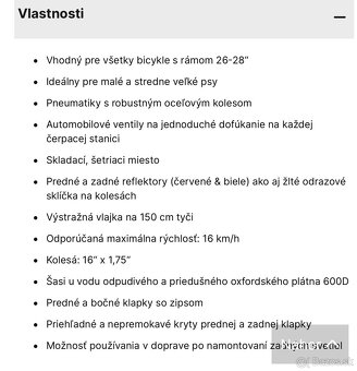 Predám Príves na bicykel pre psa - 3