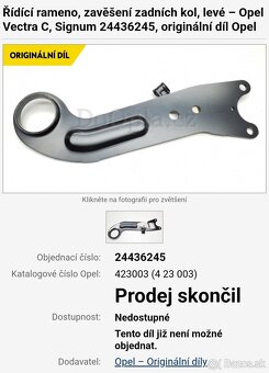 Dopyt na ND Opel Vectra c kombi - 3