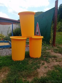 50 Litrové plastové vedrá - kvalitný plast - 3