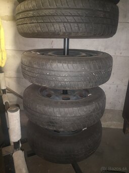 Letné pneumatiky 165/70R14 81T na diskoch Fábia 1 - 3