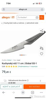 Profesionálny kuchynský nôž Global GS-1 11cm - 3