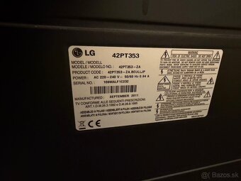 Plazmovy televízor LG 42PT353 - 3