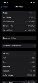 Apple iPhone 13 Pro 512GB, batéria 100% (nová) original - 3