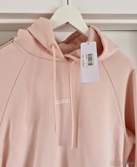 NOVE Guess ruzova a burgundy zlata mikina - 3