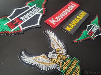 KAWASAKI motorkárska nášivka veľka na chrbát - 3