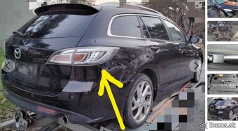 Mazda 6 2.2 D 2011 predám ZADNÉ SVETLO, DVERE, MOTOR R2AA - 3