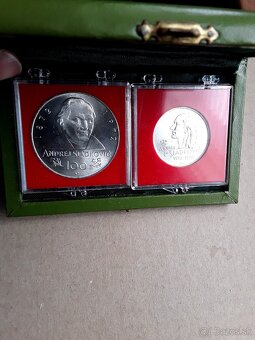 Mince Československo, vývozná sada Sládkovič 100 + 20 kčs - 3