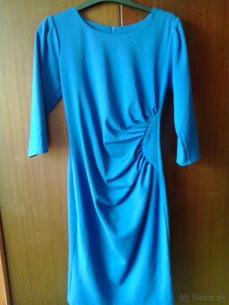 spoločenské modré šaty č.36 za 8 EUR - 3