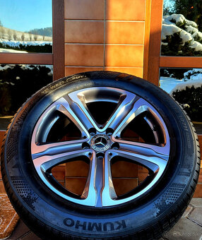 alu R18 5x112 bicolor, senzory, orig. Mercedes (+ pneu) - 3