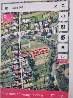 Predám rovinaté  pozemky v Rabči ul.Gruňanská - 3