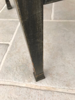 čierne kreslo- stolička - 3