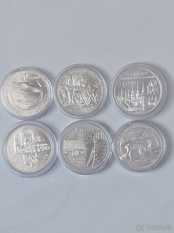 Mince strieborne 10 a 20 eurove mince BK - 3