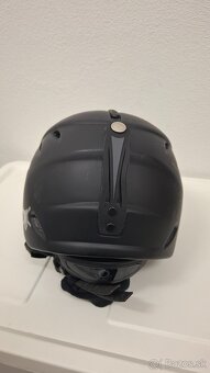 Prilba dámska čierna /okuliare - 3