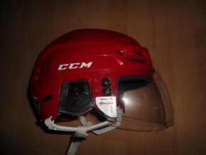 Predám hokejovú prilbu/helmu CCM Res 300 + plexi - 3