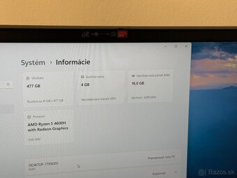 Herný Lenovo Idepad Gaming 3 - 16gb ram, Amd, GTX grafika - 3