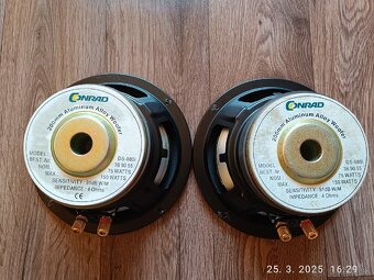 200mm basaky...91dB...4ohm... hliníkové membrány - 3
