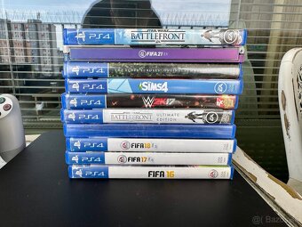 Playstation 4 Slim 500gb, 2 Ovládače, Nabíjačka, 10 Hier - 3