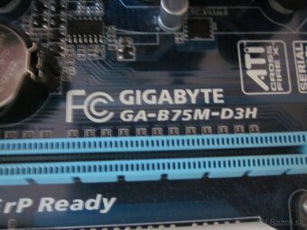 Gigabyte GA-B75M-D3H,proc.i5 3470,chladič CPU ,ram - 3