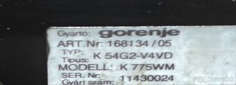 Gorenje K 775 WM - 3