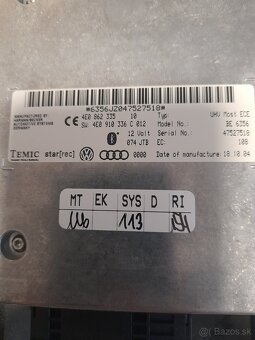 Bluetooth telefon audi a6 a8 - 3