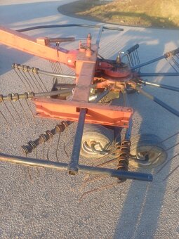 Zhrnovač sena, zhrabovač, riadkovač, dvojrotorovy 6m - 3