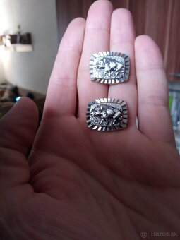 Poľovníctvo odznaky kľúčenky manžetové gombíky.Polovnik.SPZ - 3